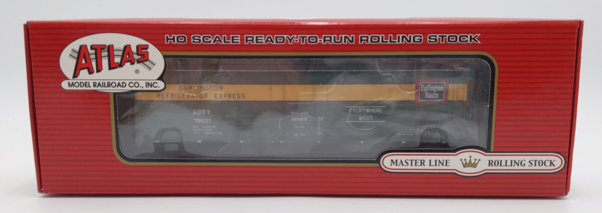 Atlas 20001365 HO Burlington Refrigerator Express 50' Plug Door Boxcar #79521