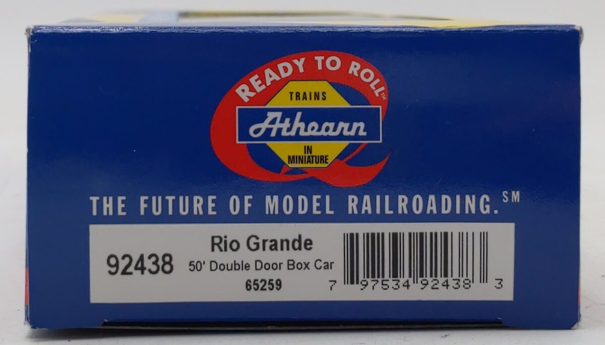 Athearn 92438 HO Scale D&RGW 50' Double Door Boxcar #65259 NIB