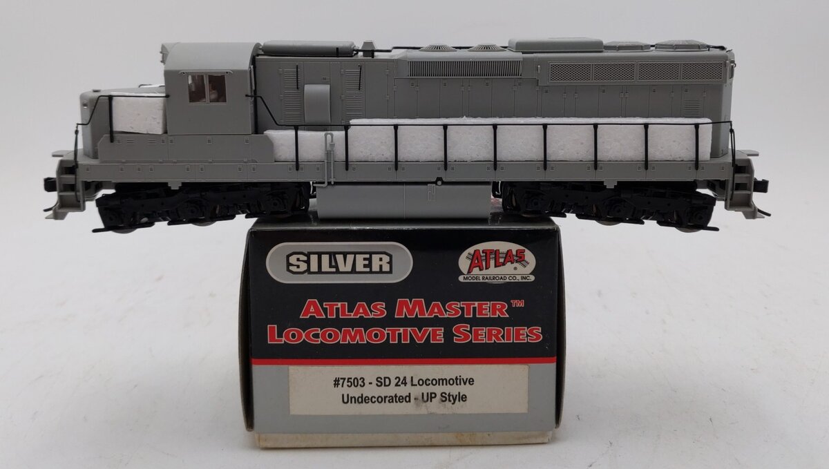 Atlas 7503 HO Undecorated UP Style SD24 Diesel Locomotive