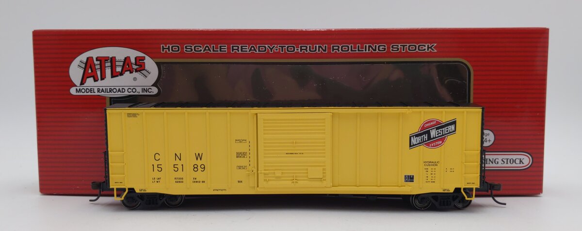 Atlas 20001989 HO Scale Chicago & North Western ACF 50' Rib-Side Boxcar #155189