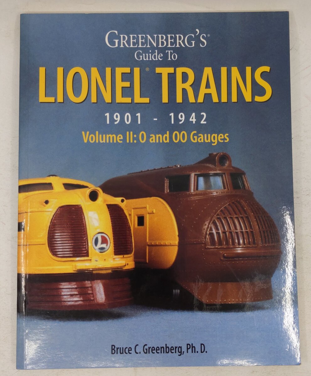 Greenberg's Guide to Lionel Trains: 1901-1942, Vol. 2 Paperback Book VG