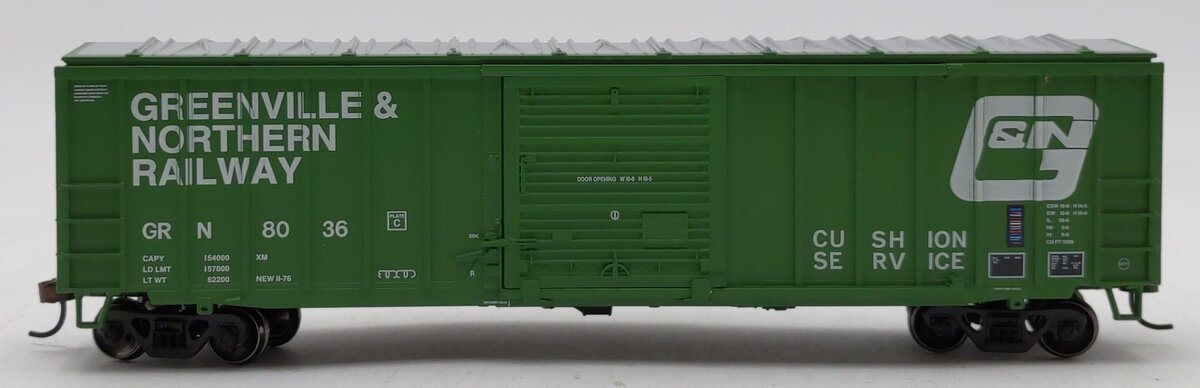 Athearn 7065 HO Scale Greenville & Northern Railway Boxcar #8036