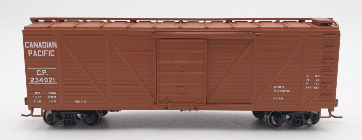 Roundhouse 85701 Canadian Pacific 40' Single Sheathed Box Car #234021