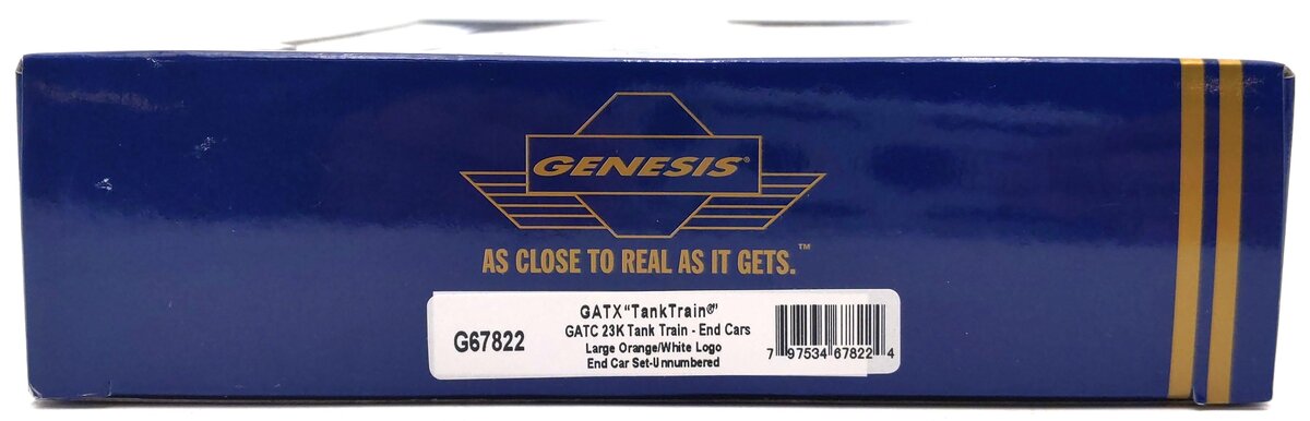 Athearn G67822 HO Scale GATX 23K Gallon Tank Train Set (Set of 2)