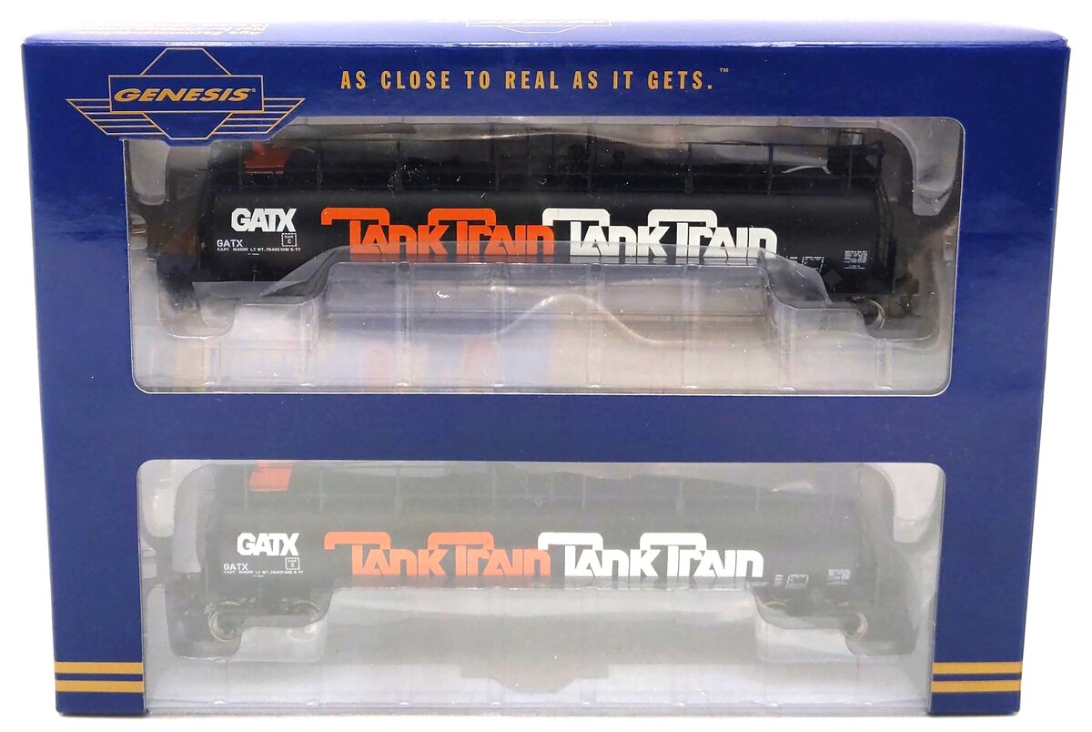 Athearn G67822 HO Scale GATX 23K Gallon Tank Train Set (Set of 2)