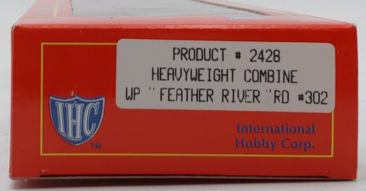 IHC 2428 HO Western Pacific Heavyweight Combine Feather River Road # 302