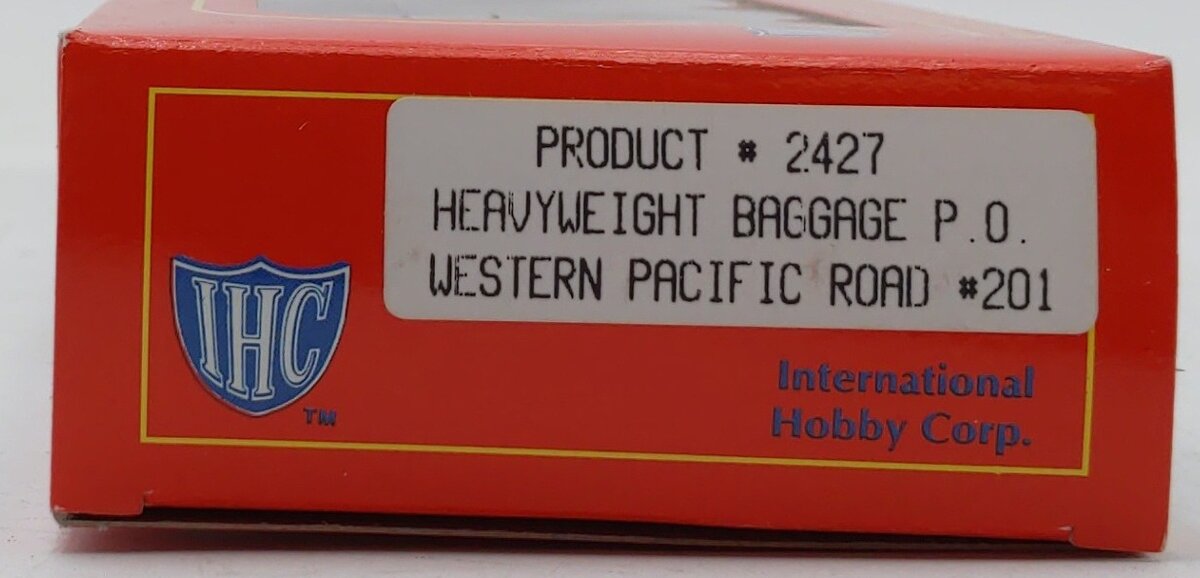 IHC 2427 HO Western Pacific Heavyweight Baggage U.S. Mail Post Office Car #201
