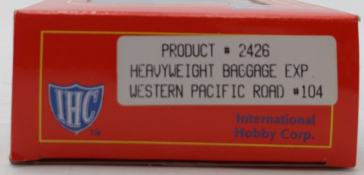 IHC 2426 HO Western Pacific Heavyweight Baggage Exp Road #104