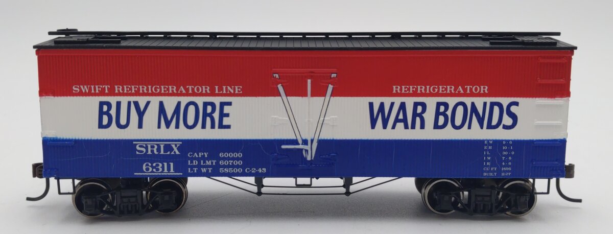 Roundhouse 85470 HO Swift/War Bond 36' Old Time Reefer #6311
