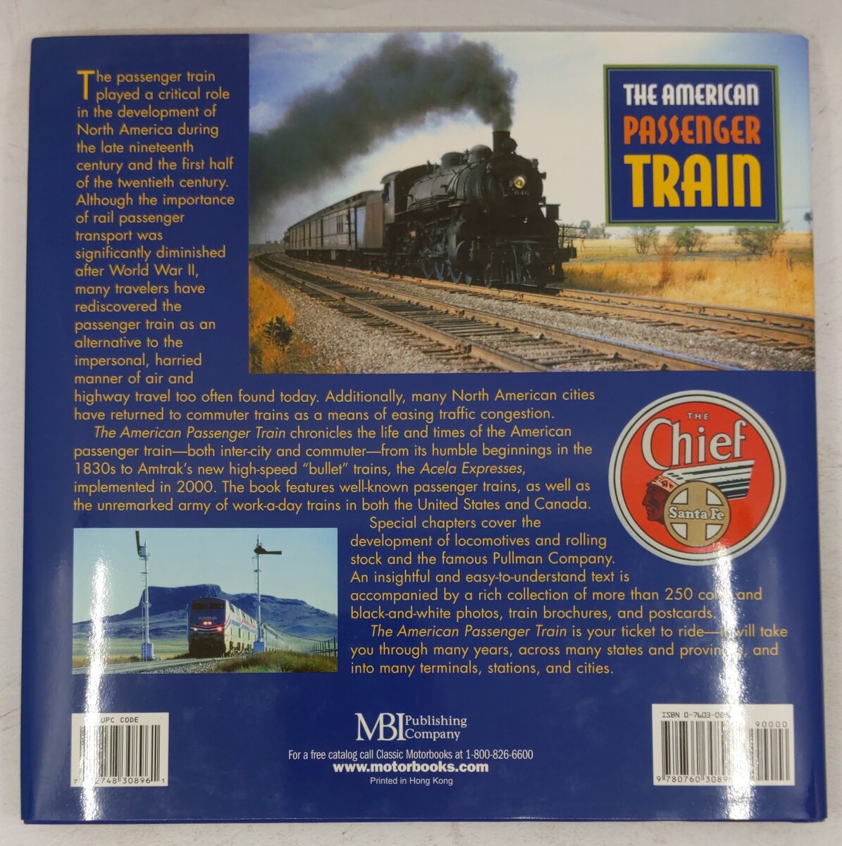 American Passenger Train Hardcover Book Mike Schafer, Joe Welsh, Kevin Holland EX