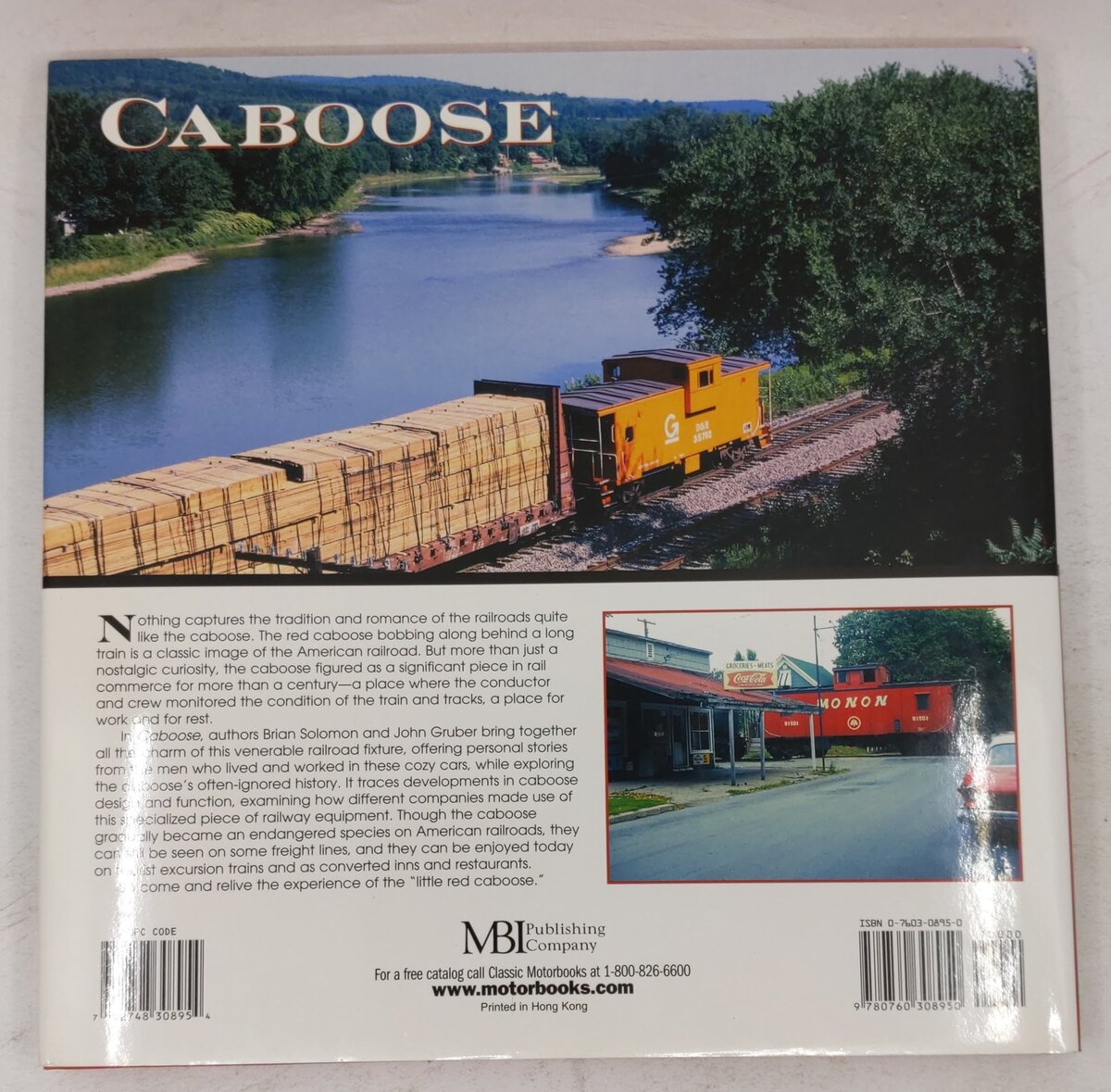 Caboose Hardcover Book By Brian Solomon, John Gruber EX