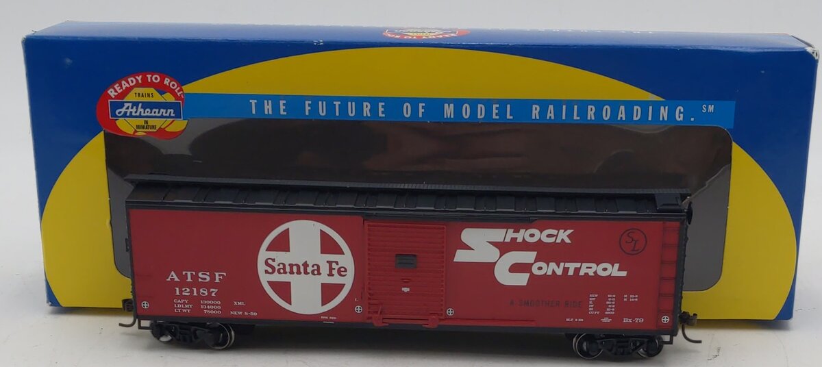 Athearn 70782 HO Santa Fe 50' Single Door Boxcar #12187