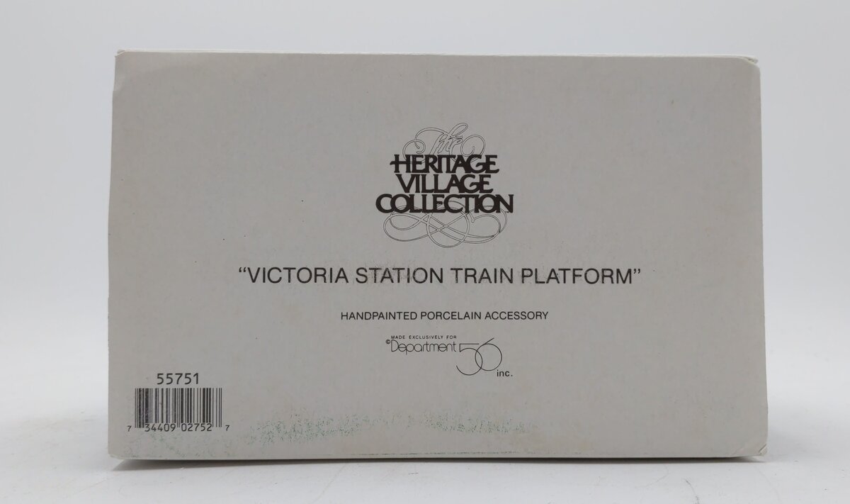 Dept 56 5575-1 Victoria Station Train Platform LN/Box