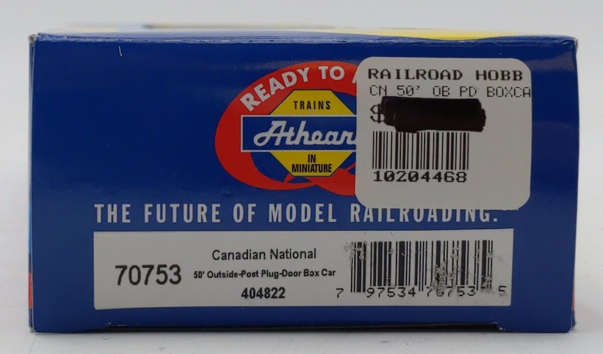 Athearn 70753 HO Scale Canadian National 50' Outside Post Plug Door #404822 LN/Box