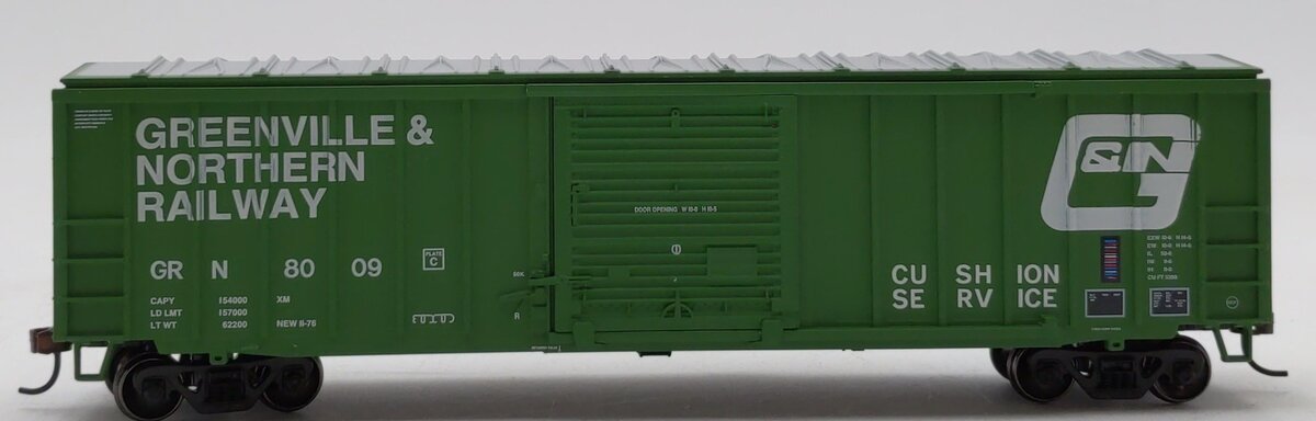 Athearn 7064 HO Scale Greenville & Northern 50' ACF Boxcar #8009