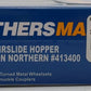 Walthers 910-7206 HO Scale BN 50' 2-Bay Airslide Hopper #413400