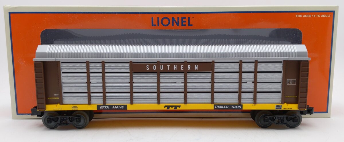 Lionel 2328090 O Southern Railway Auto Rack #950148 NIB