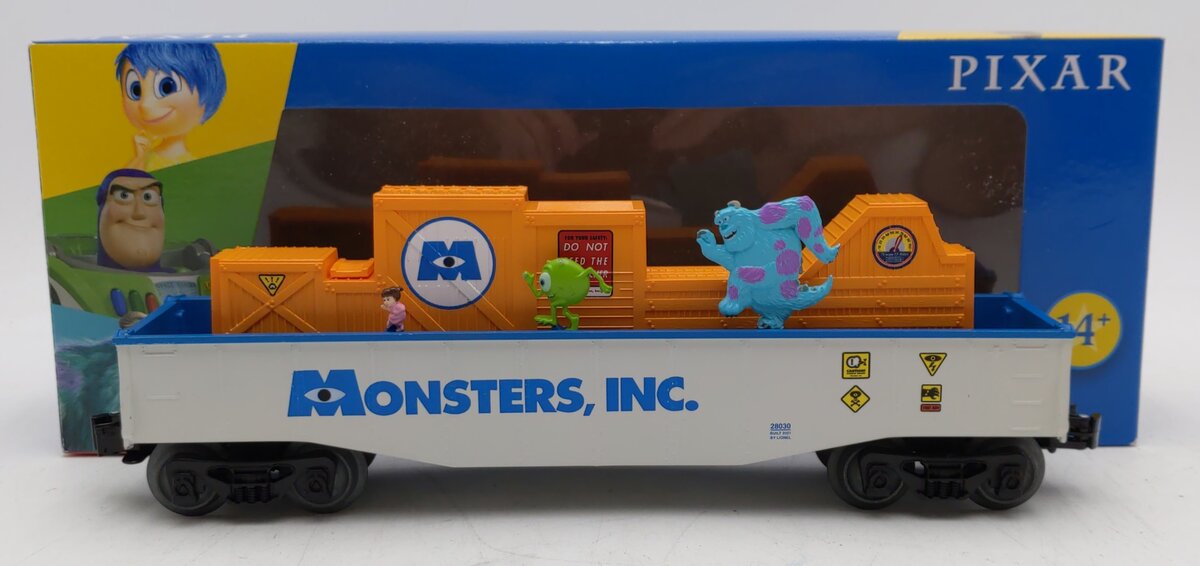 Lionel 2128030 O Monsters Inc. Chasing Gondola Ready To Run