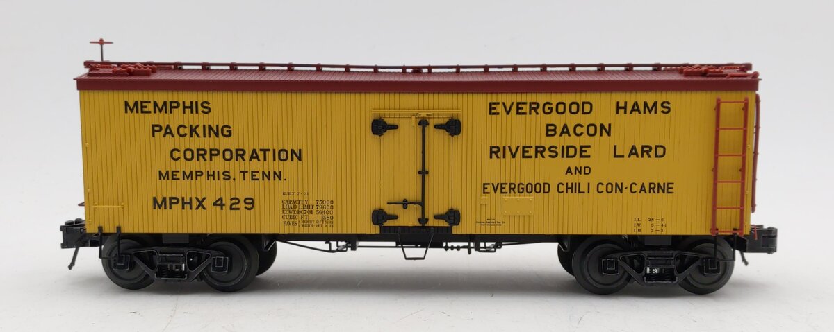 Atlas 3003040 O Memphis Packing Corporation 3 Rail 36' Wood Reefer