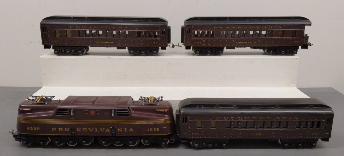 JAD Standard Gauge Pennsylvania Railroad GG1 Passenger Train Set EX
