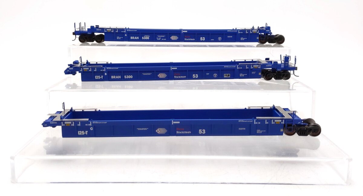 Atlas 20002837 HO PST Thrall 53' 3-Unit Articulated Well Car Set #5300