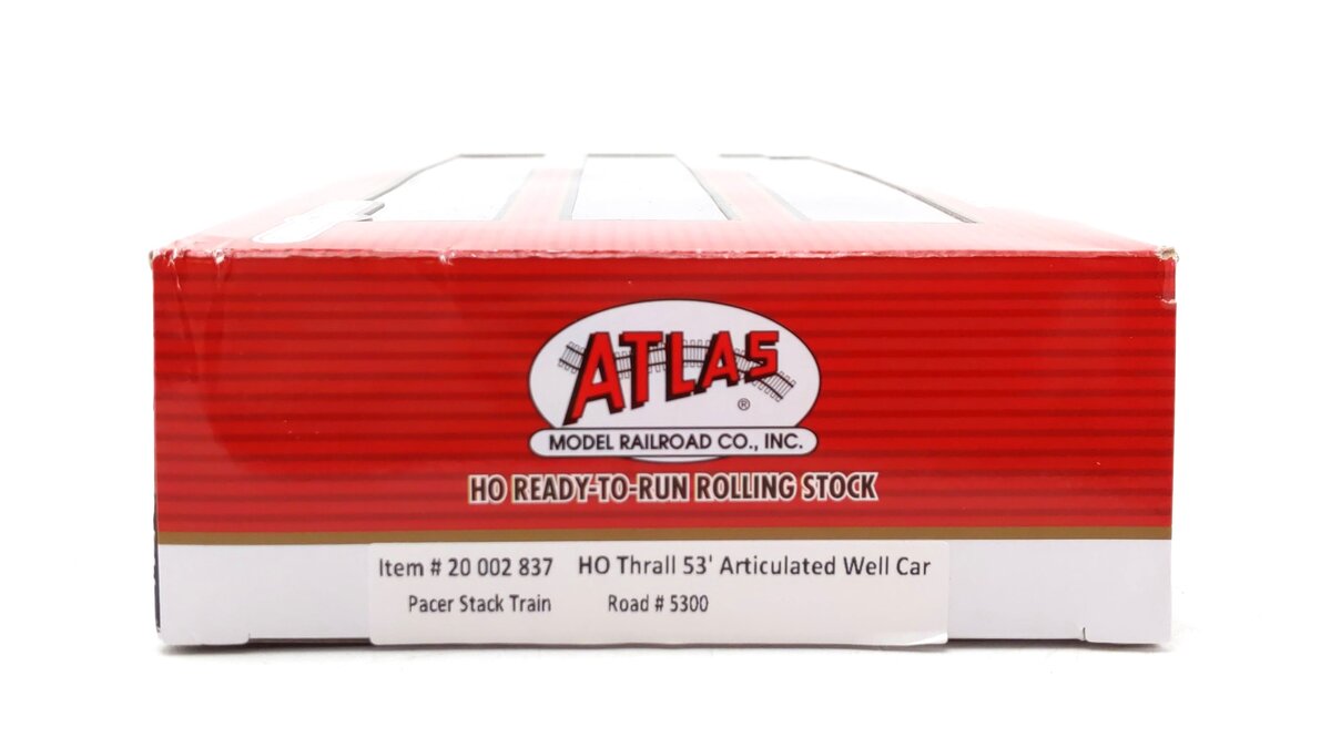 Atlas 20002837 HO PST Thrall 53' 3-Unit Articulated Well Car Set #5300