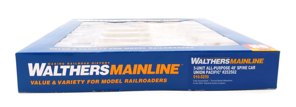 Walthers 910-5259 HO Union Pacific 263' 5-Unit All-Purpose 48' Spine Car #252502