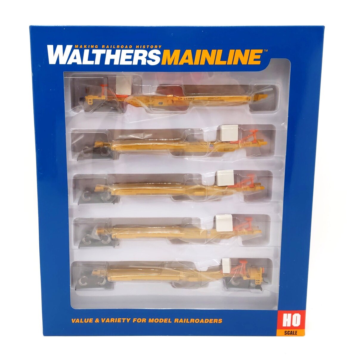 Walthers 910-5259 HO Union Pacific 263' 5-Unit All-Purpose 48' Spine Car #252502