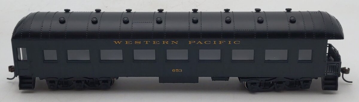 Roundhouse 86636 HO Western Pacific Arch-Roof Observation Car #653