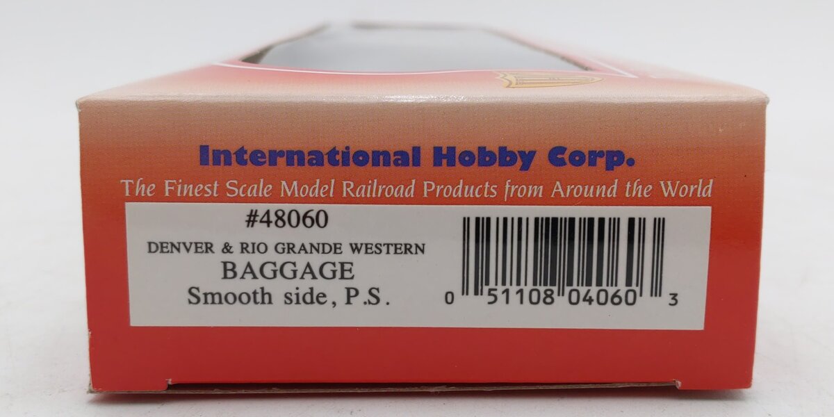 IHC 48060 HO Scale Denver & Rio Grande Western Smooth Side Baggage #1520
