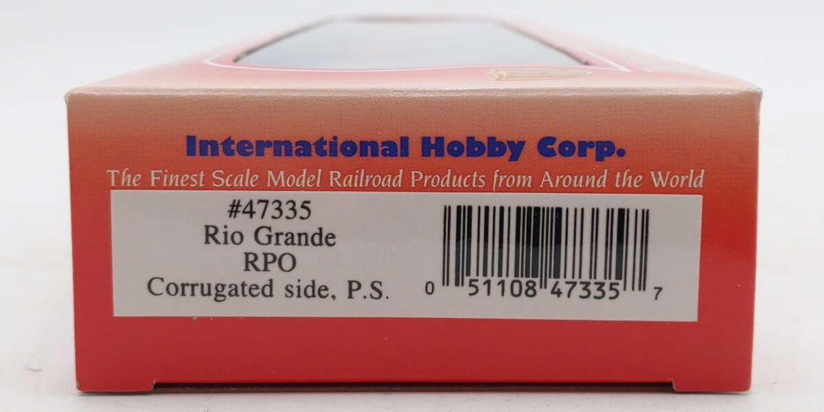 IHC 47335 HO Scale Denver & Rio Grande Western Corrugated Side RPO #1201