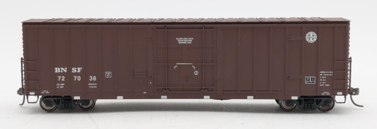 Fox Valley Models 30221 HO Scale BNSF 7 Post Box Car #727036