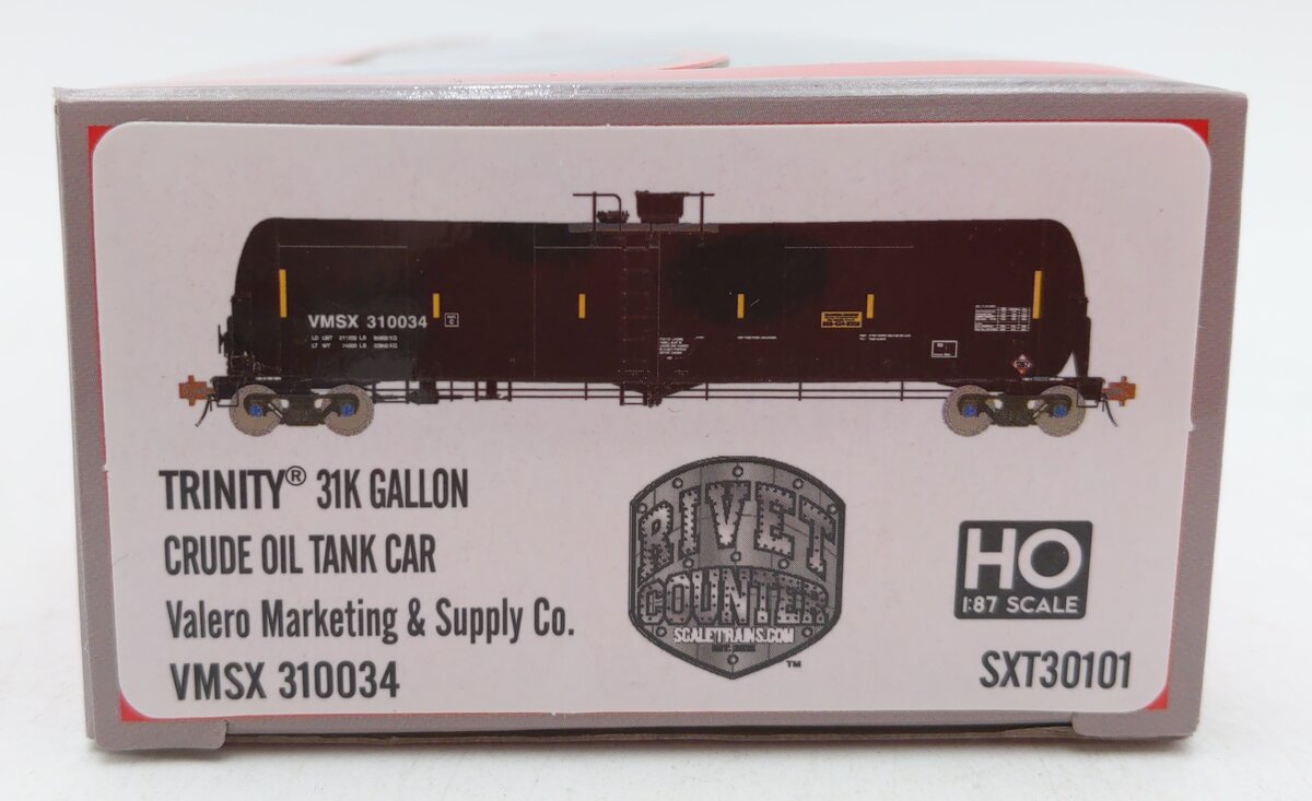 Scale Trains SXT30101 HO VMSX Trinity Rail 31,000 Crude Oil Tank Car #310034