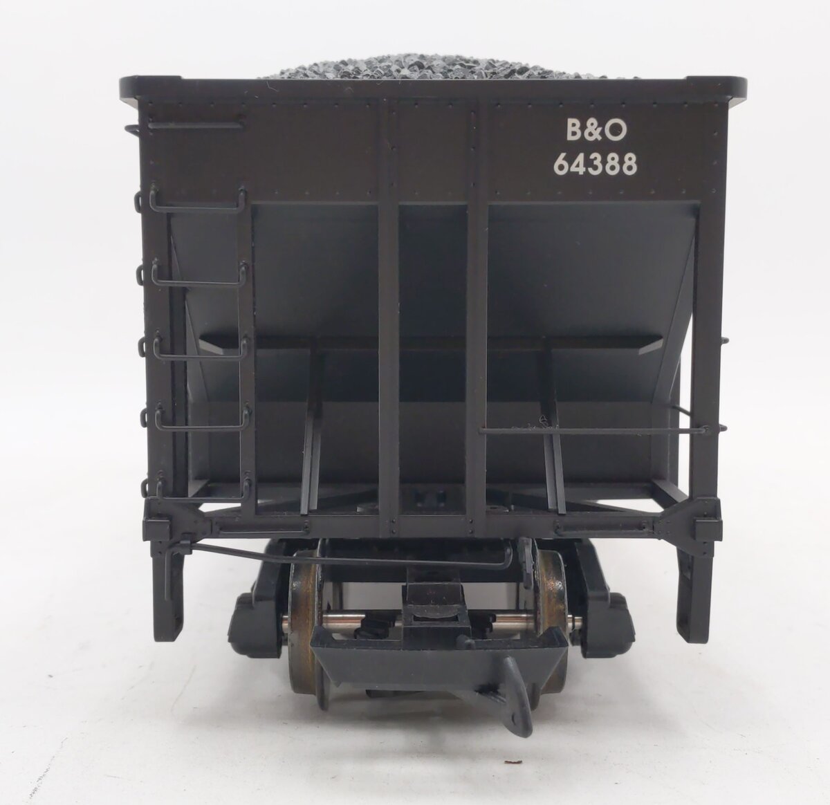USA Trains R14023 G B&O 70-Ton 3-Bay Coal Hopper with Coal Load #64387