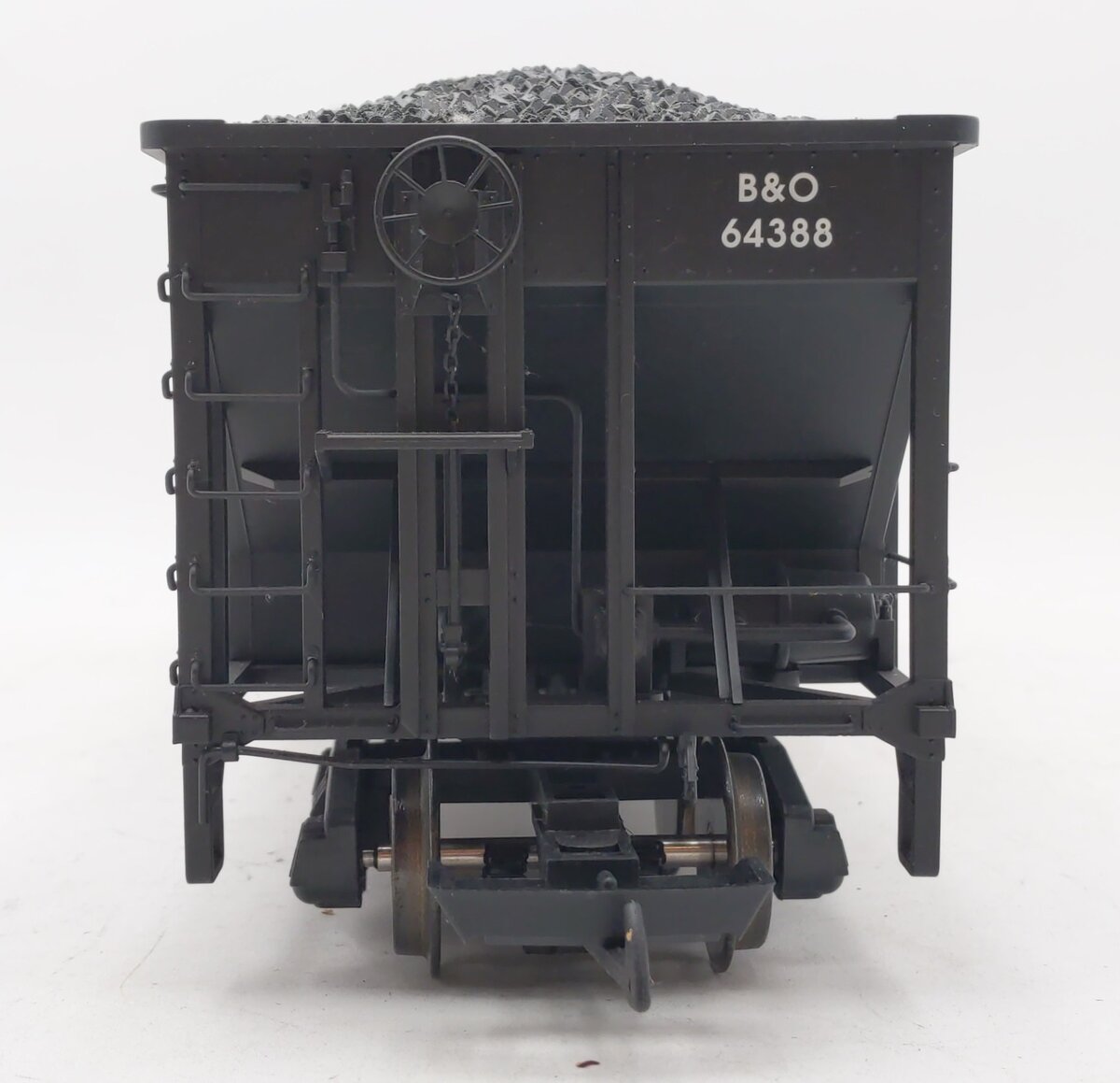 USA Trains R14023 G B&O 70-Ton 3-Bay Coal Hopper with Coal Load #64387