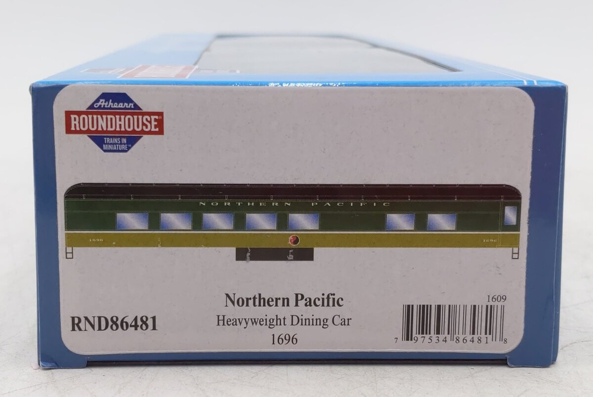 Roundhouse 86481 HO Northern Pacific Heavyweight Dining Car #1696
