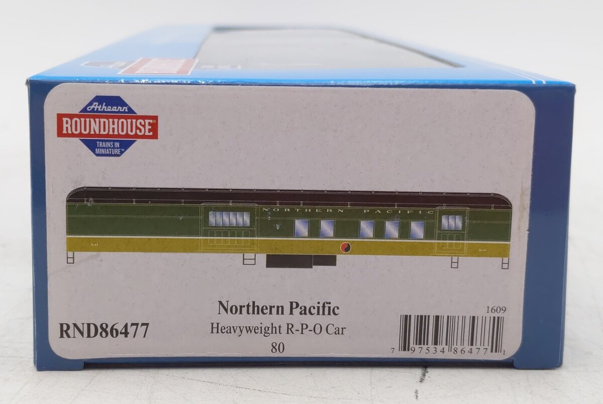 Roundhouse 86477 HO Northern Pacific Heavyweight RPO #80