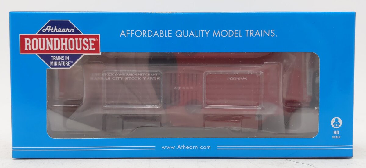 Roundhouse 85764 HO Santa Fe 36' Old Time Stock Car #52558