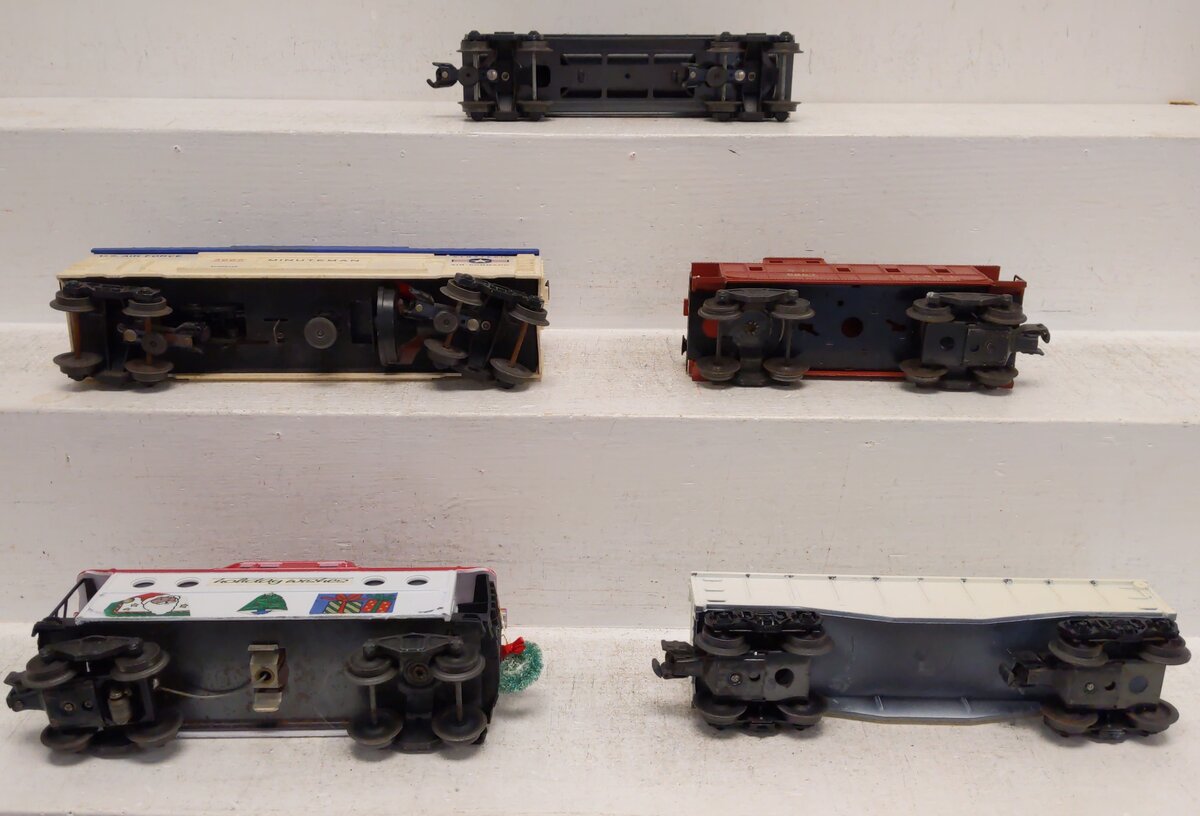 Lionel O Gauge Assorted Vintage Freight Cars: 3665, 6257, 6465 [5] VG