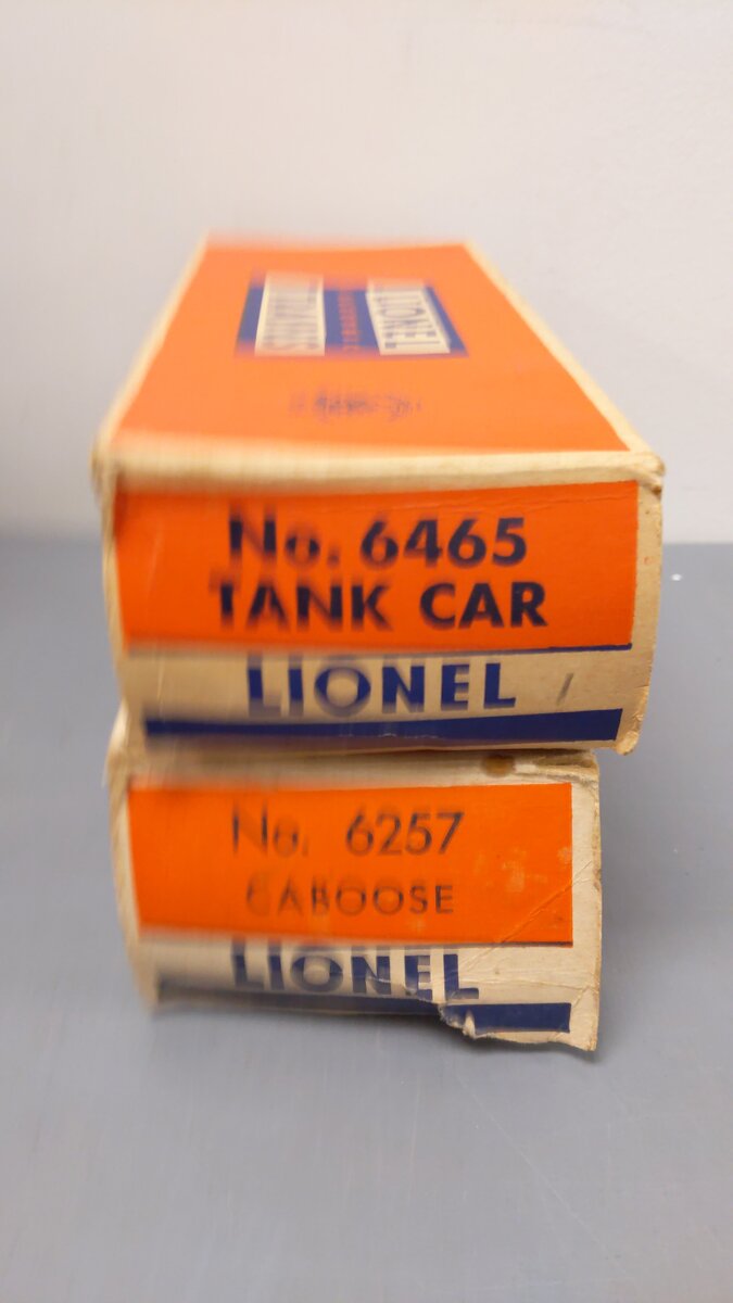 Lionel O Gauge Assorted Vintage Freight Cars: 3665, 6257, 6465 [5] VG