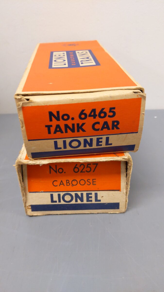 Lionel O Gauge Assorted Vintage Freight Cars: 3665, 6257, 6465 [5] VG