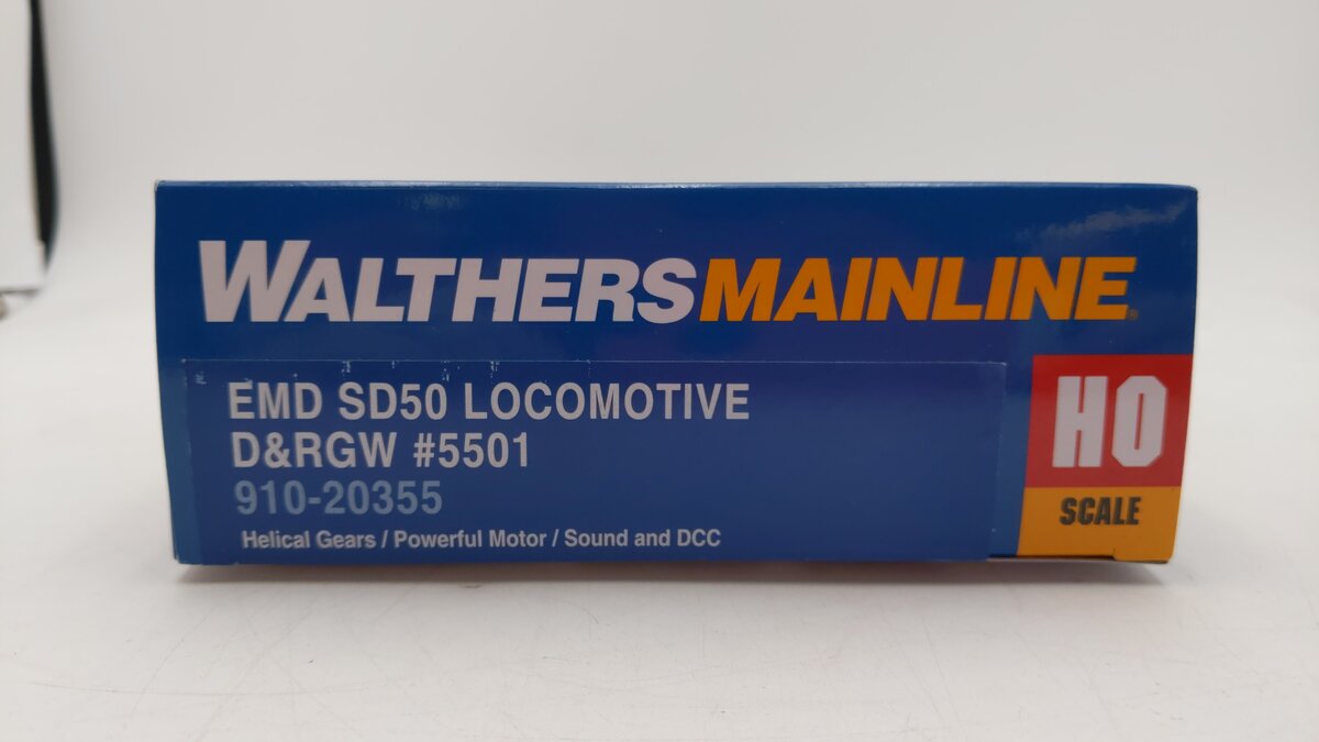 Walthers 910-20355 HO D&RGW EMD SD50 Diesel Locomotive #5501