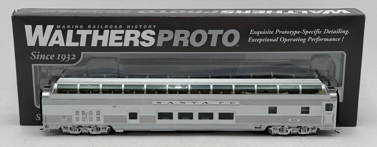 Walthers 920-13501 HO ATSF 85' Budd Big Dome Bar Lounge Dormitory #60