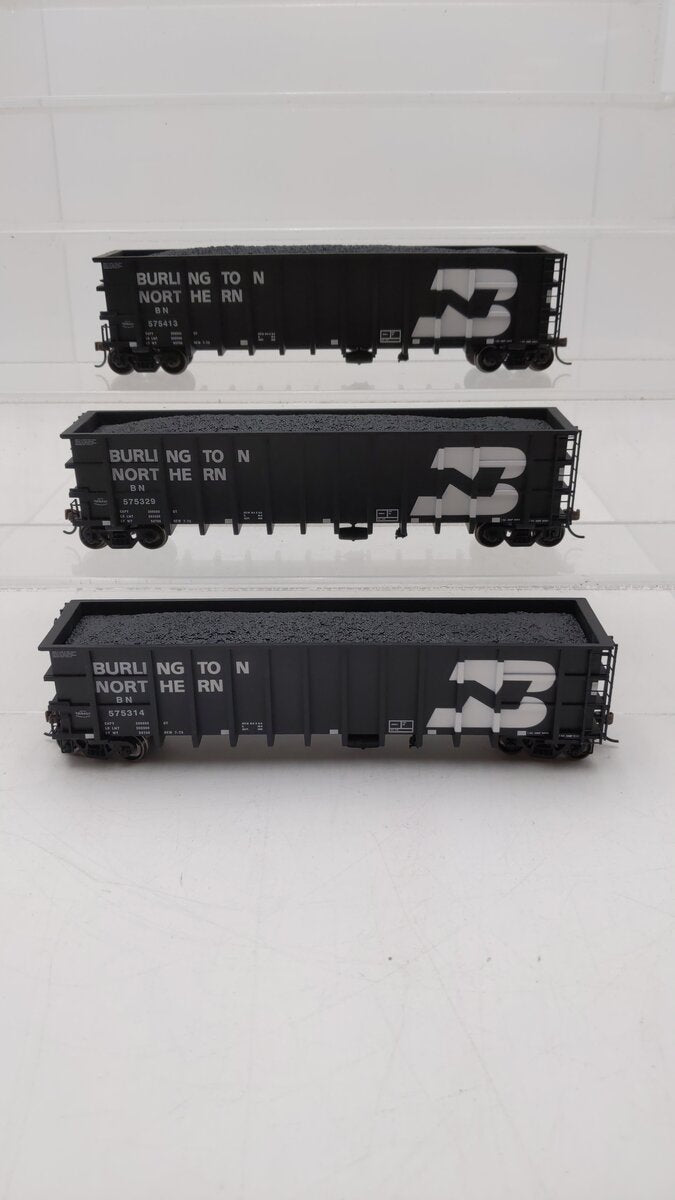Athearn 97593 HO Burlington Northern RTR Thrall High Side Gondola (3)