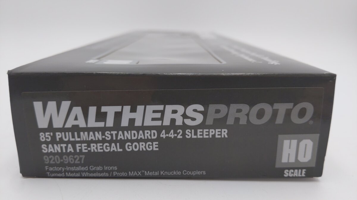 Walthers 920-9627 HO ATSF 85' PS Regal Series 4-4-2 Real Metal Finish Sleeper