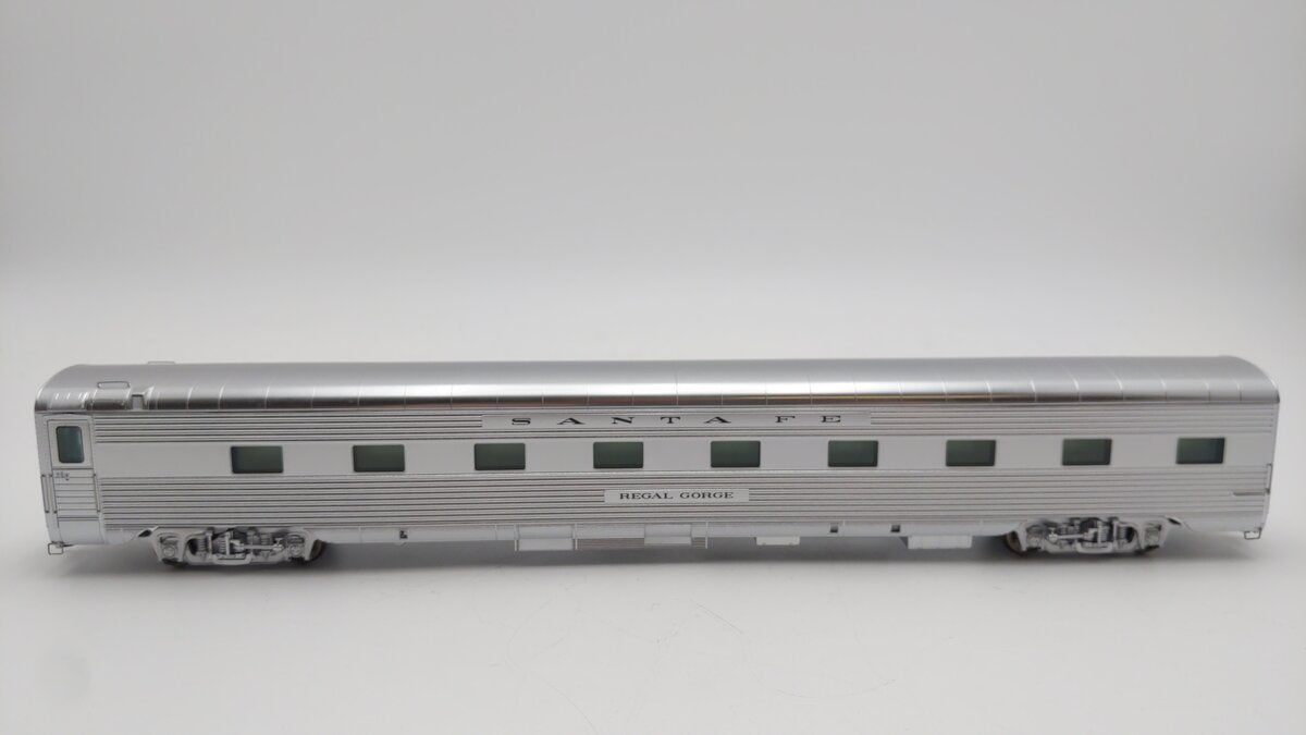 Walthers 920-9627 HO ATSF 85' PS Regal Series 4-4-2 Real Metal Finish Sleeper