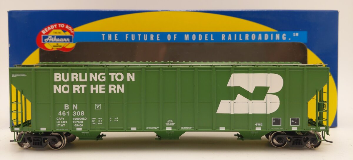 Athearn 73801 Burlington Northern FMC 4700 Covered Hopper #461308
