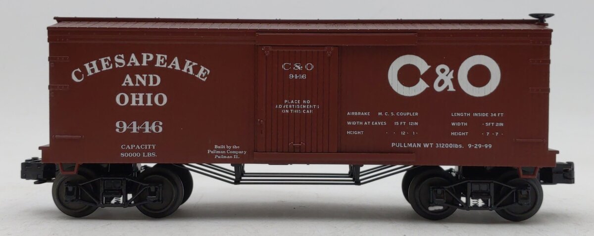MTH 30-74469 O Chesapeake & Ohio 34’ Boxcar - 19th Century
