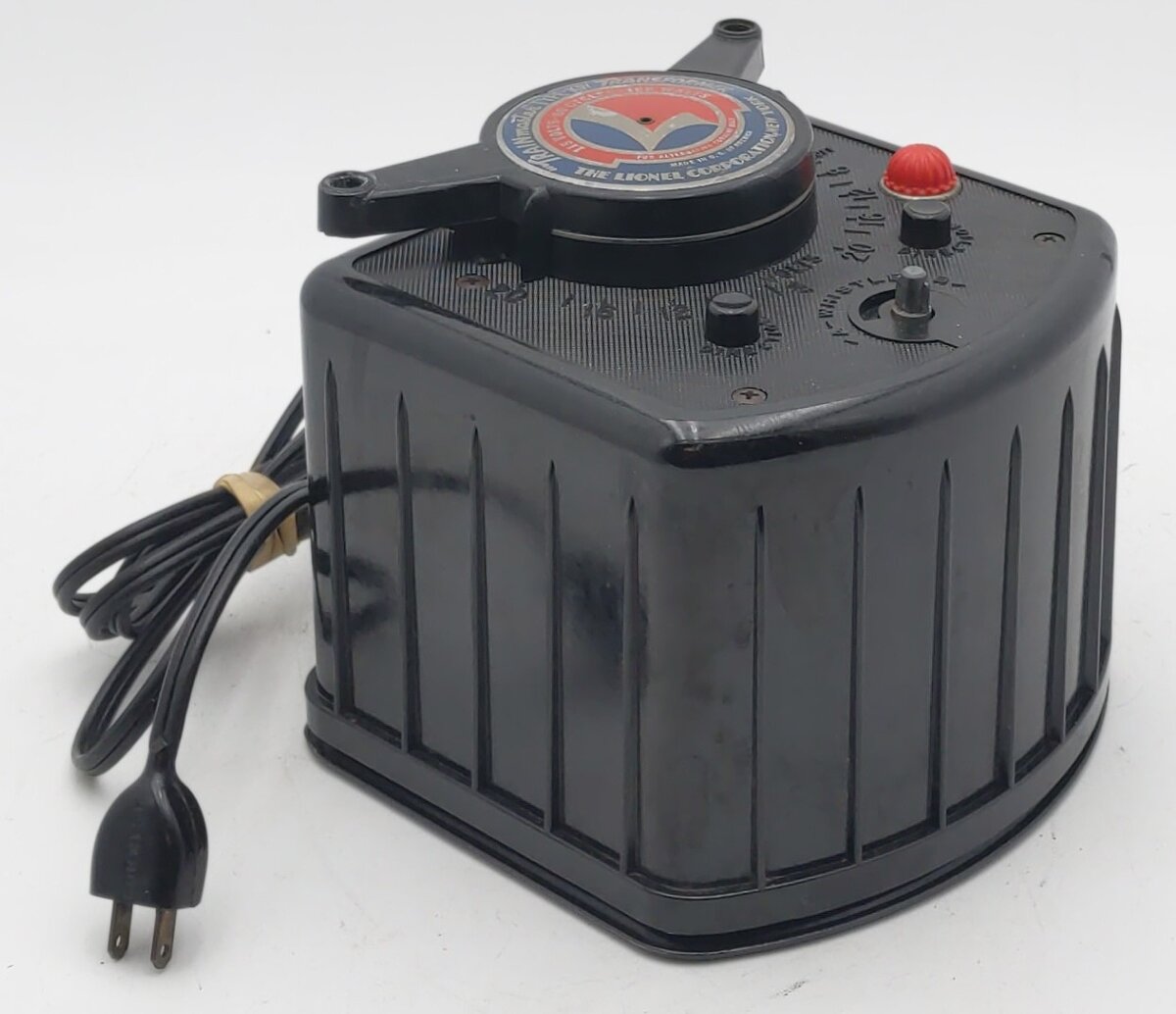 Lionel KW O Vintage Trainmaster 190 Watt Transformer with Whistle VG