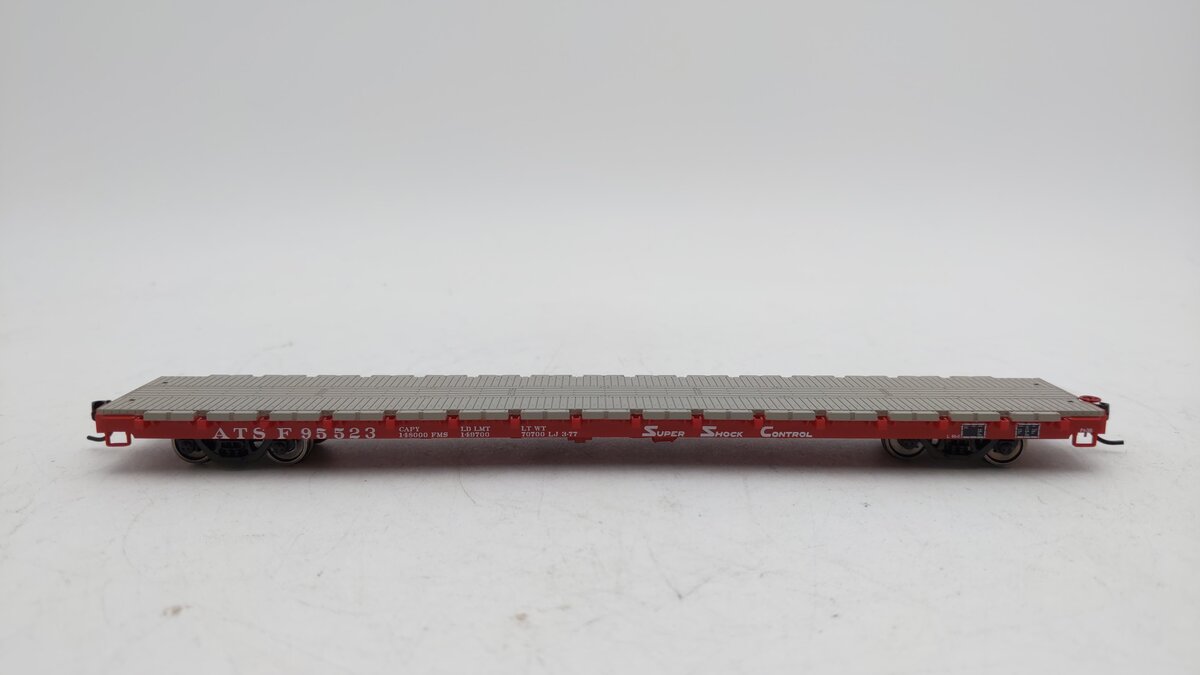 Walthers 910-5320 HO Scale Santa Fe Super Shock Control Flat Car #95523